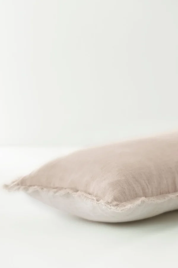 Decorative Pillows | pillows-Soft Surroundings Adrina Long Bolster Pillow Ivory