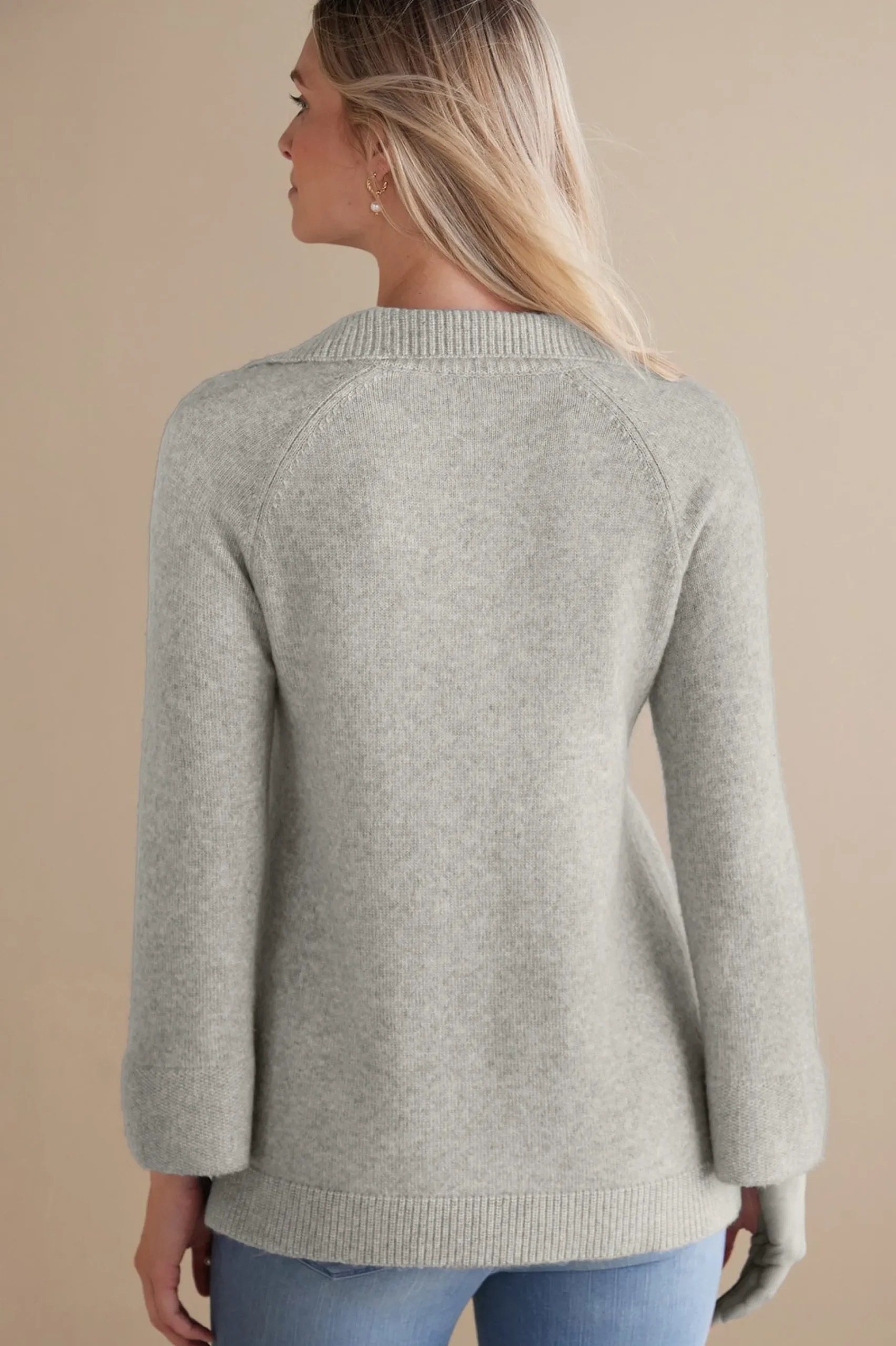 alice_sweater_2.webp Into The Blues | Everyday Styles-Soft Surroundings Alice Sweater Light Heather Grey