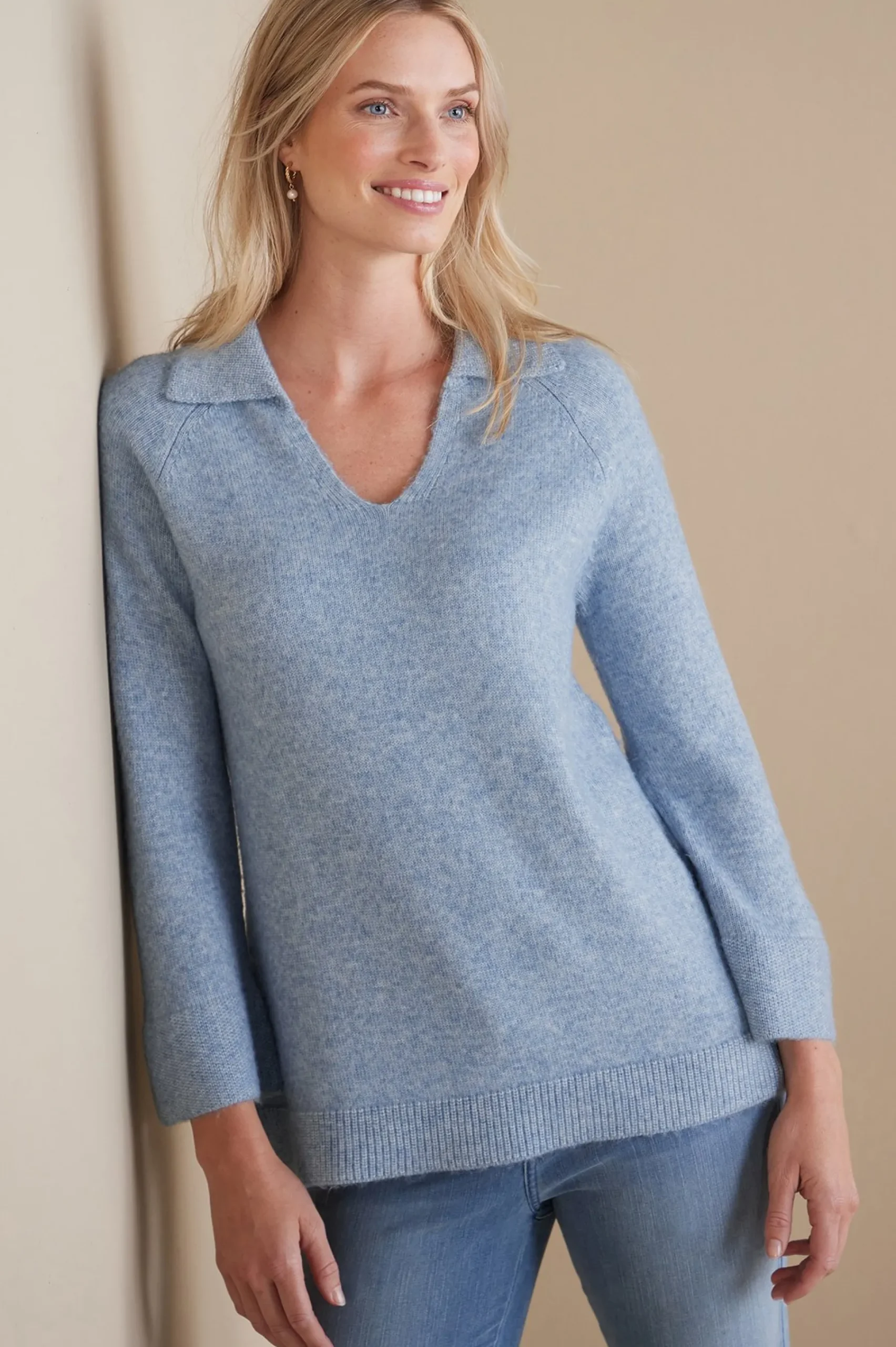 alice_sweater_5.webp Into The Blues | Everyday Styles-Soft Surroundings Alice Sweater Light Heather Grey