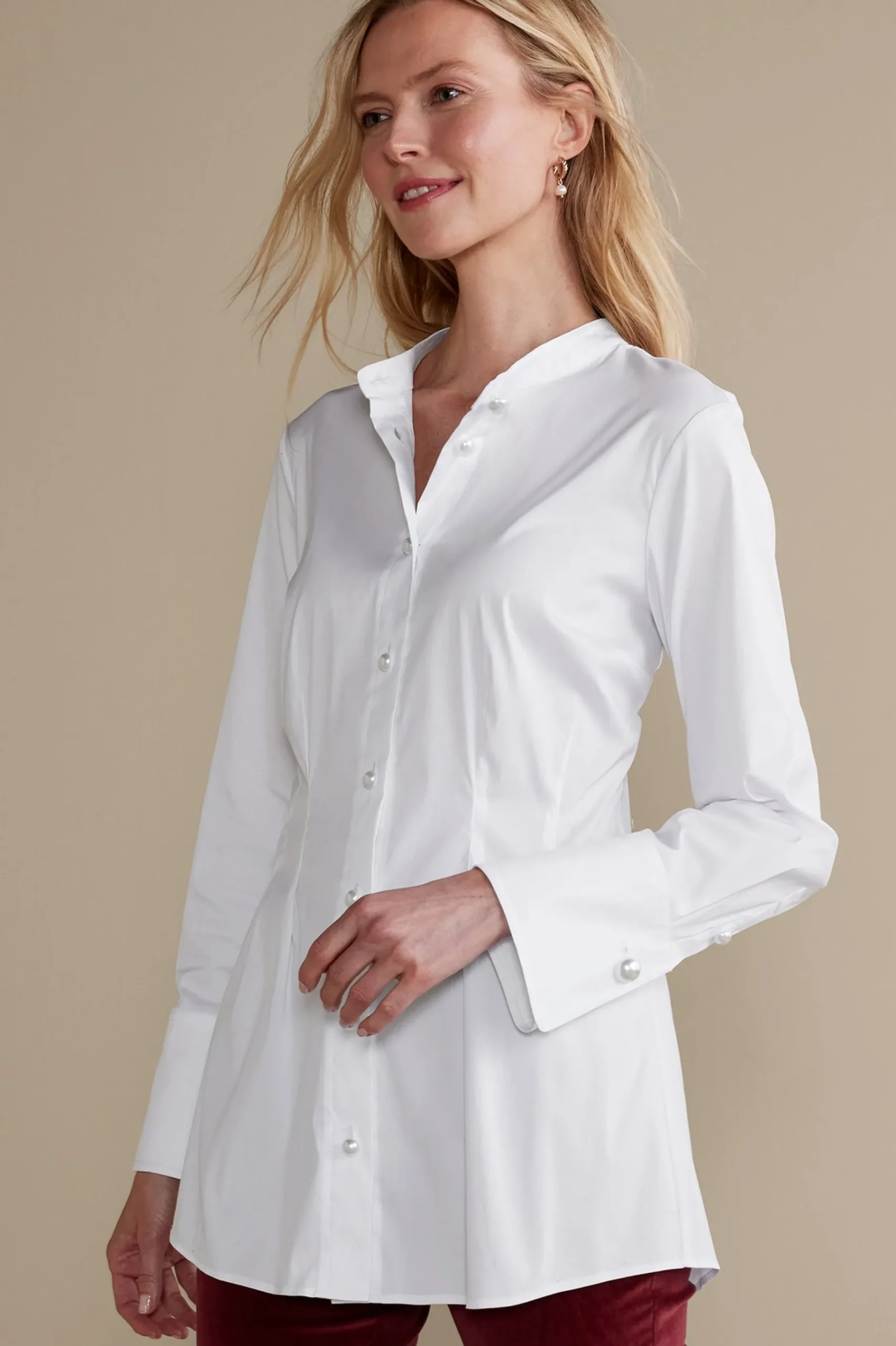 amia_shirt_5.webp Feminine Flourish | long sleeve-Soft Surroundings Amia Shirt White