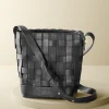 Handbags-Soft Surroundings Ampari Leather Shoulder Bag Black