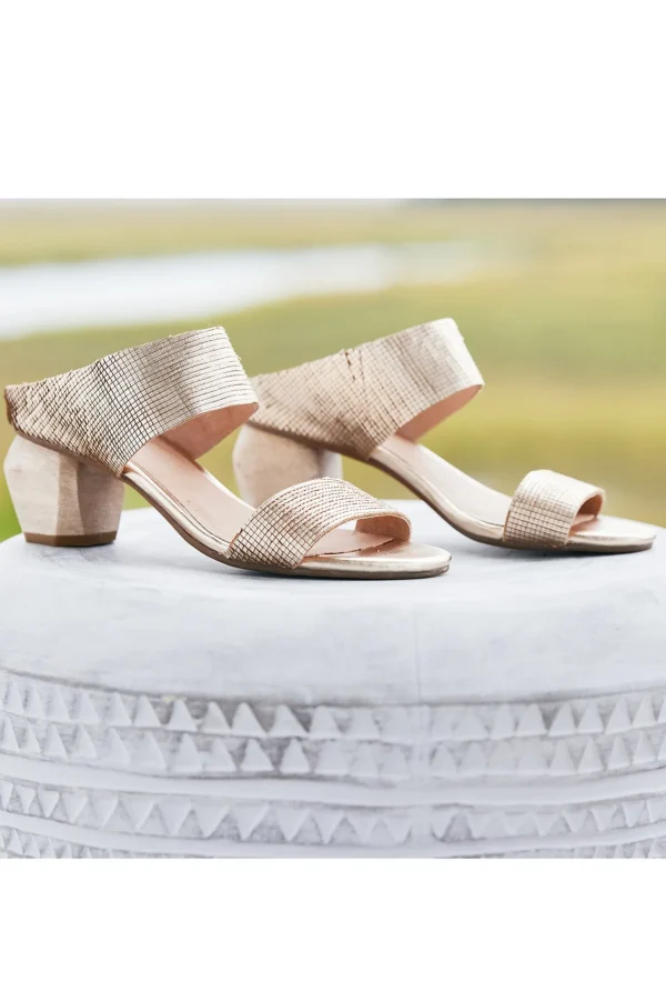 sandals | slides & mules-Soft Surroundings Antelope Amelia Textured Sandal Gold