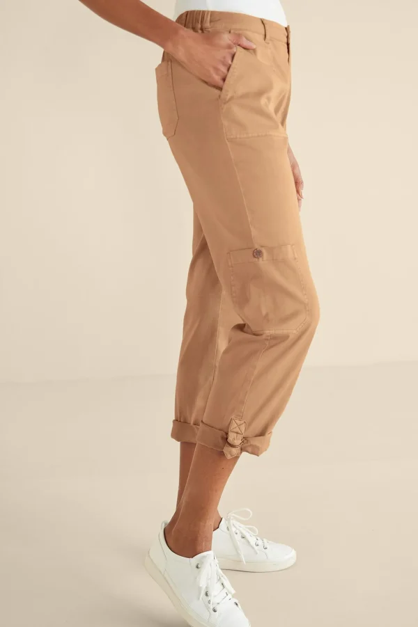 Vacation Shop | Wear Now Styles-Soft Surroundings Antigua Convertible Crop Pants Agave Green