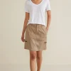 Shorts | Skirts-Soft Surroundings Antigua Utility Skort Sesame