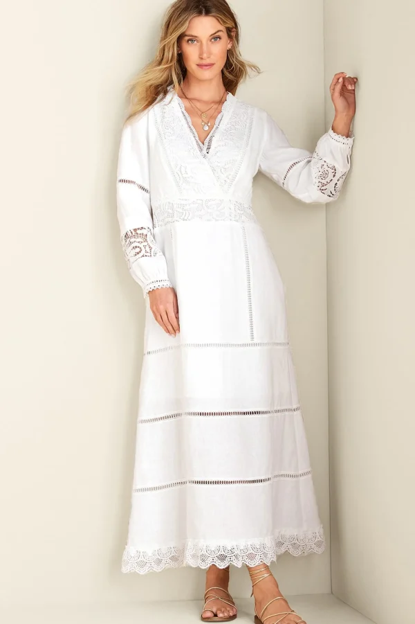 Feminine Flourish | Global Artistry-Soft Surroundings Araminta Dress White