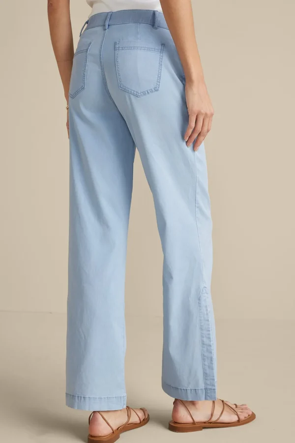 Vacation Shop | Wear Now Styles-Soft Surroundings Arcadia Wide Leg Pants Light Chambray