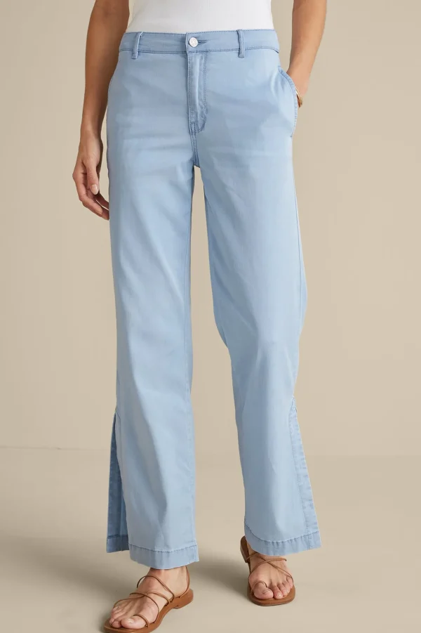 Vacation Shop | Wear Now Styles-Soft Surroundings Arcadia Wide Leg Pants Light Chambray
