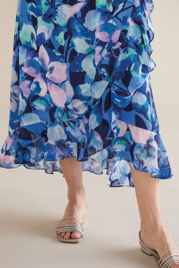 patterned | maxi-Soft Surroundings Ashlyn Maxi Dress Purple Floral