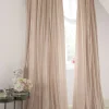 Window Coverings-Soft Surroundings Balloon Blackout Drapery Panel Blackout Antique Blue