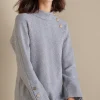 Everyday Styles | long sleeve-Soft Surroundings Brooke Tunic Black/White Combo
