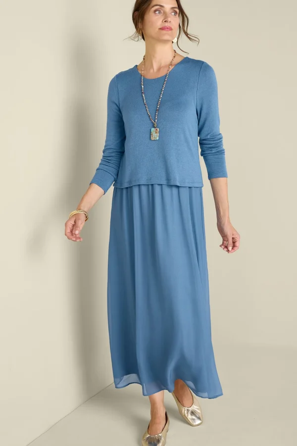 solids | maxi-Soft Surroundings Cassie Dress Cabernet