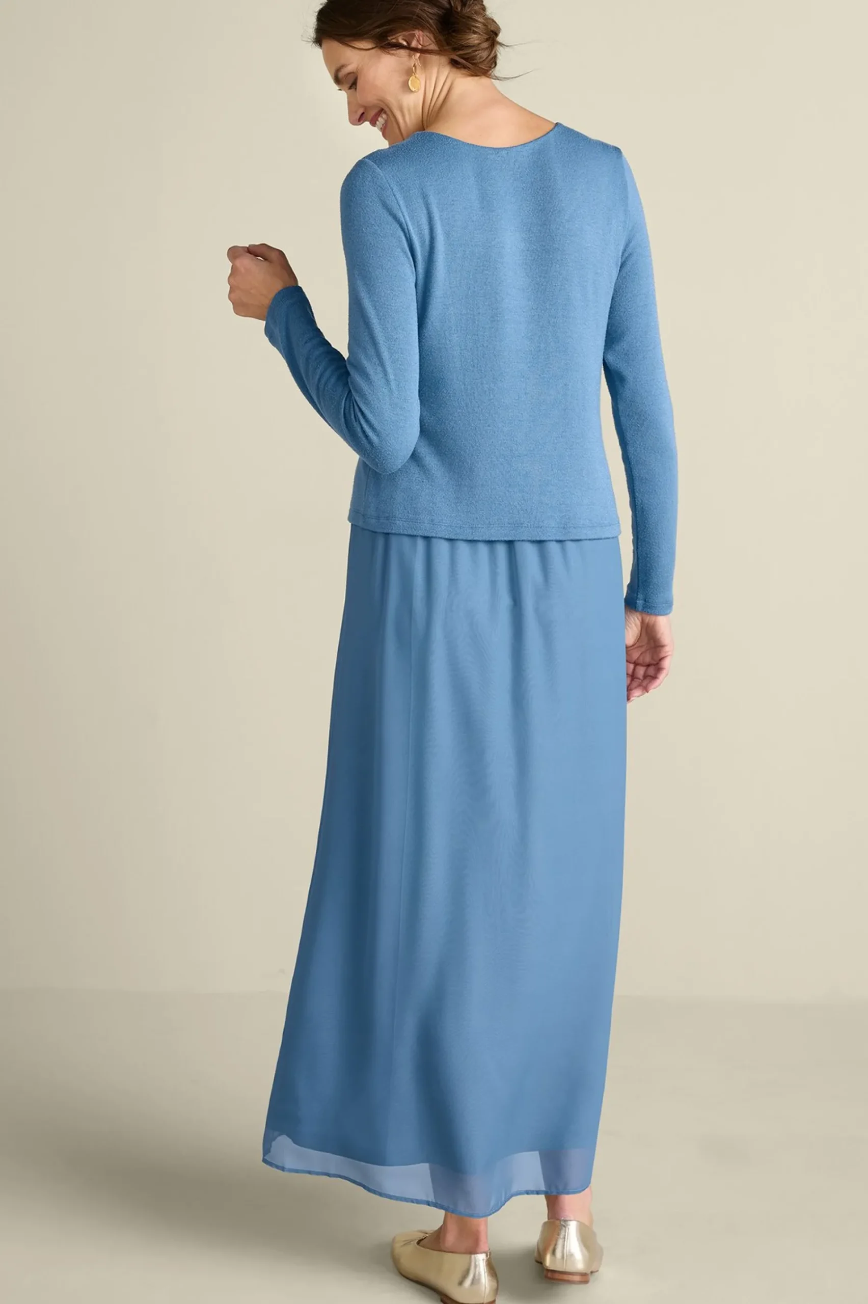 cassie_dress_1.webp solids | maxi-Soft Surroundings Cassie Dress Cabernet