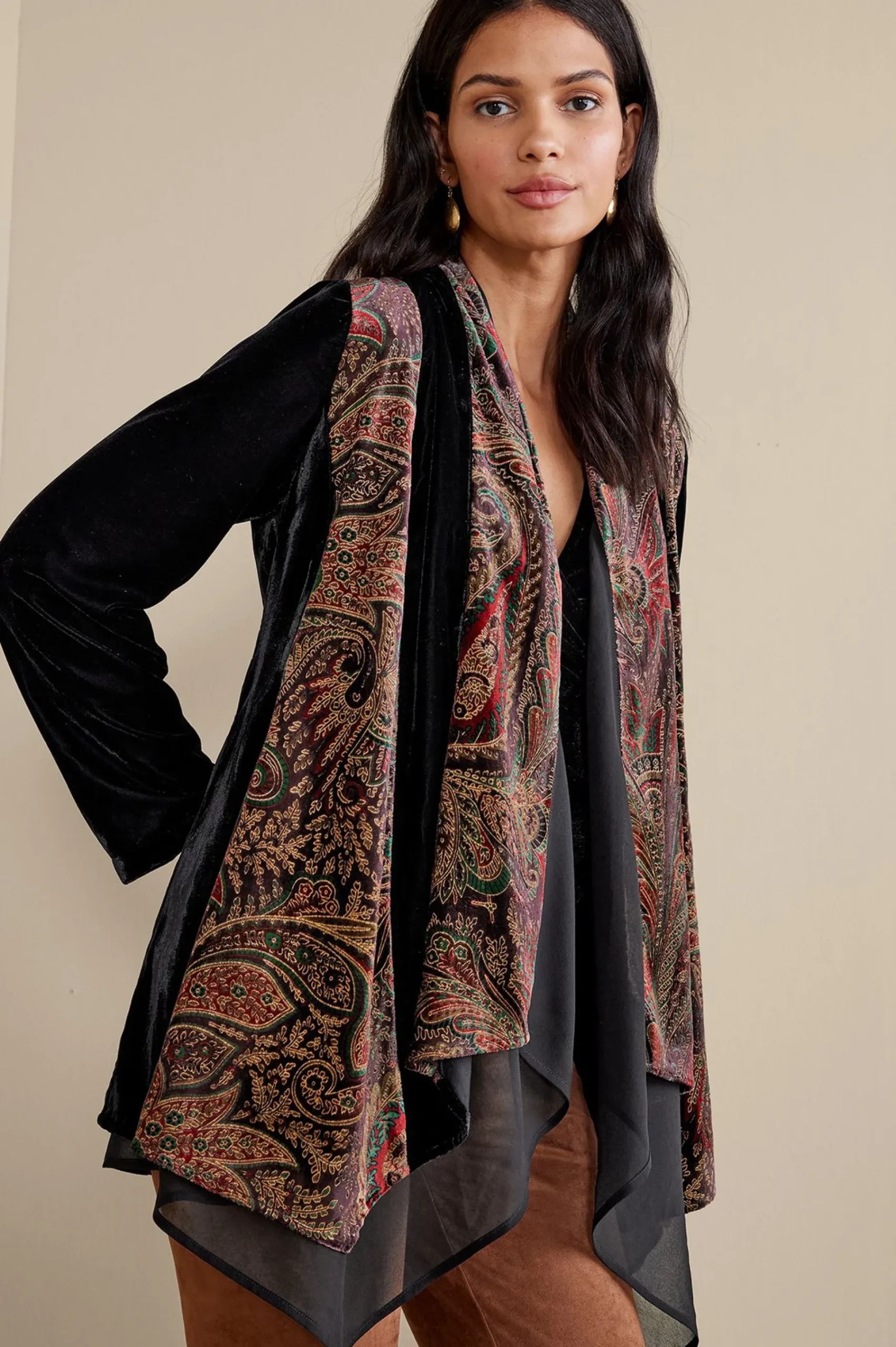 castle_garden_jacket_0.webp Global Artistry | Jackets & Coats-Soft Surroundings Castle Garden Jacket Paisley Multi