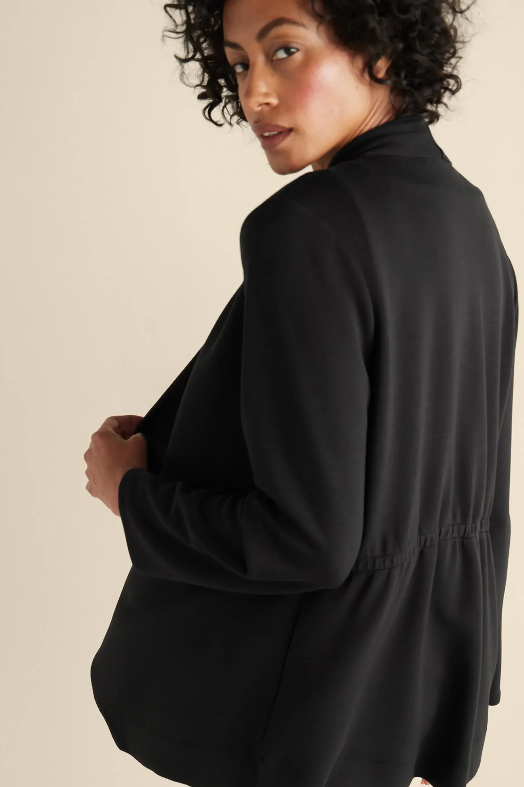 ceri_knit_jacket_2.webp Jackets & Coats-Soft Surroundings Ceri Knit Jacket Black