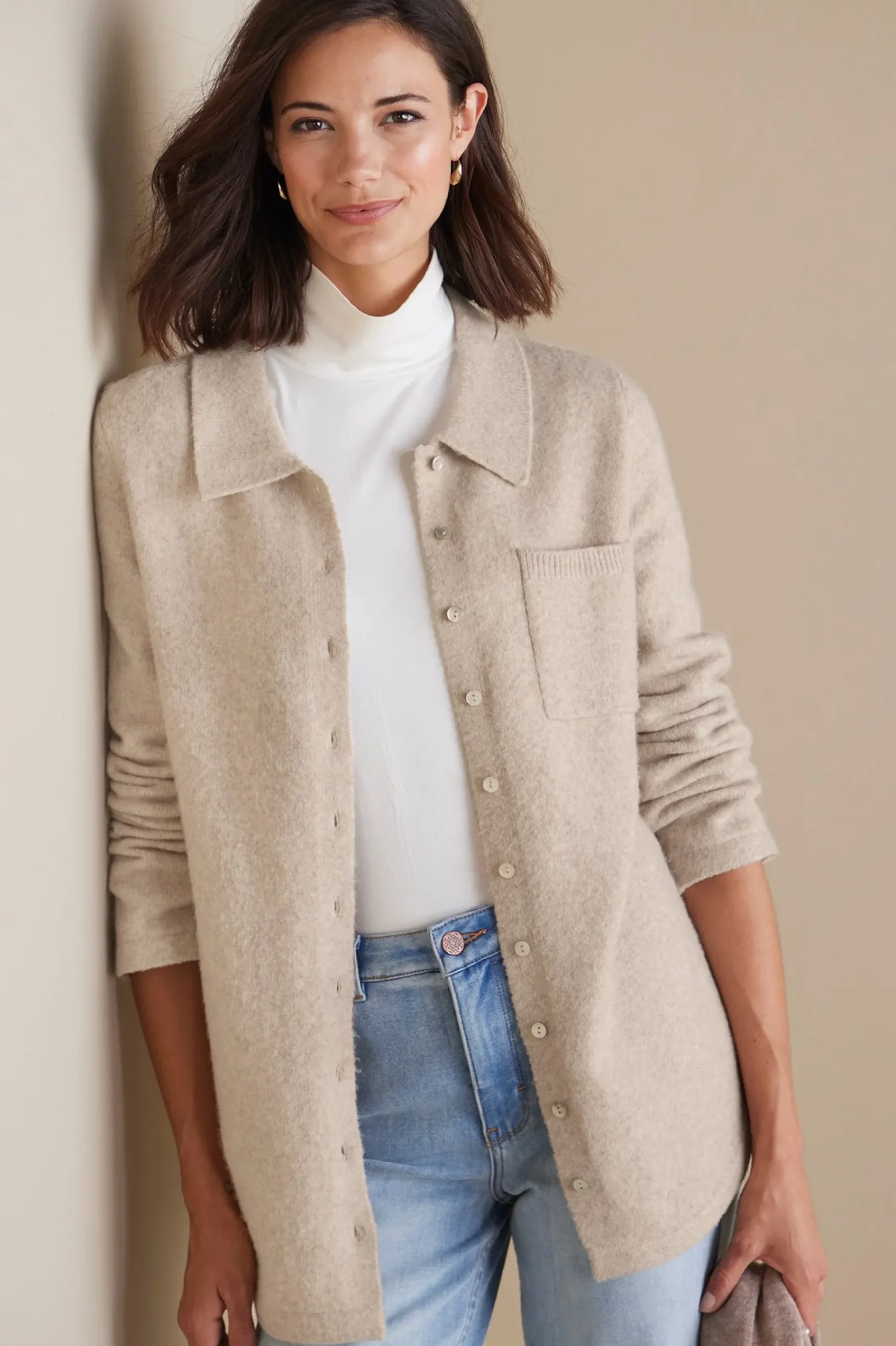 charisse_cardigan_0.webp Sweaters & Cardigans-Soft Surroundings Charisse Cardigan Feather Heather