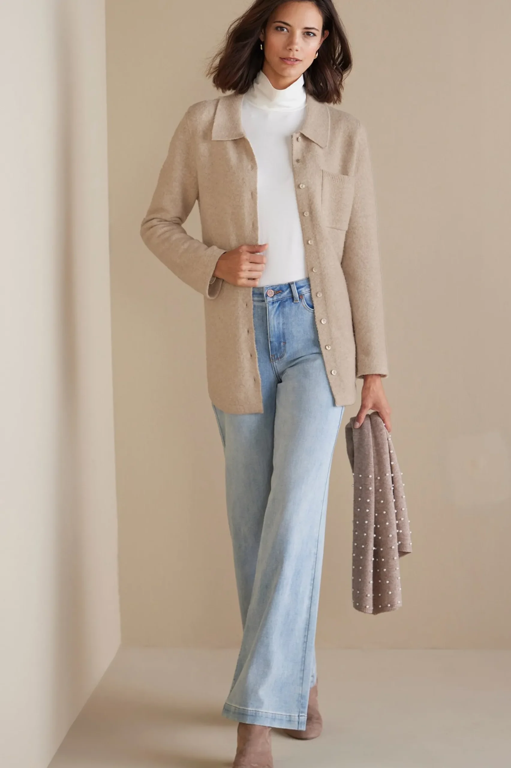 charisse_cardigan_1.webp Sweaters & Cardigans-Soft Surroundings Charisse Cardigan Feather Heather