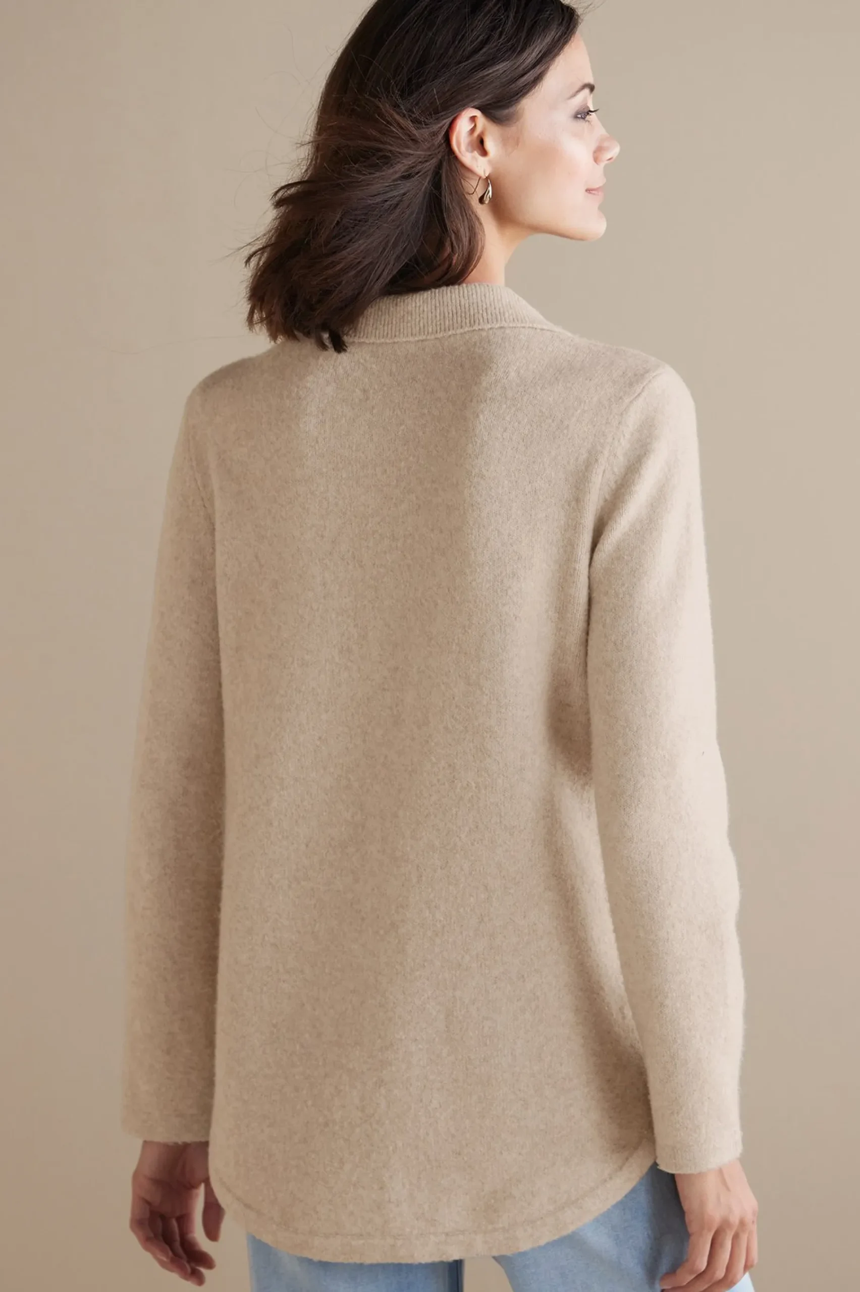 charisse_cardigan_2.webp Sweaters & Cardigans-Soft Surroundings Charisse Cardigan Feather Heather