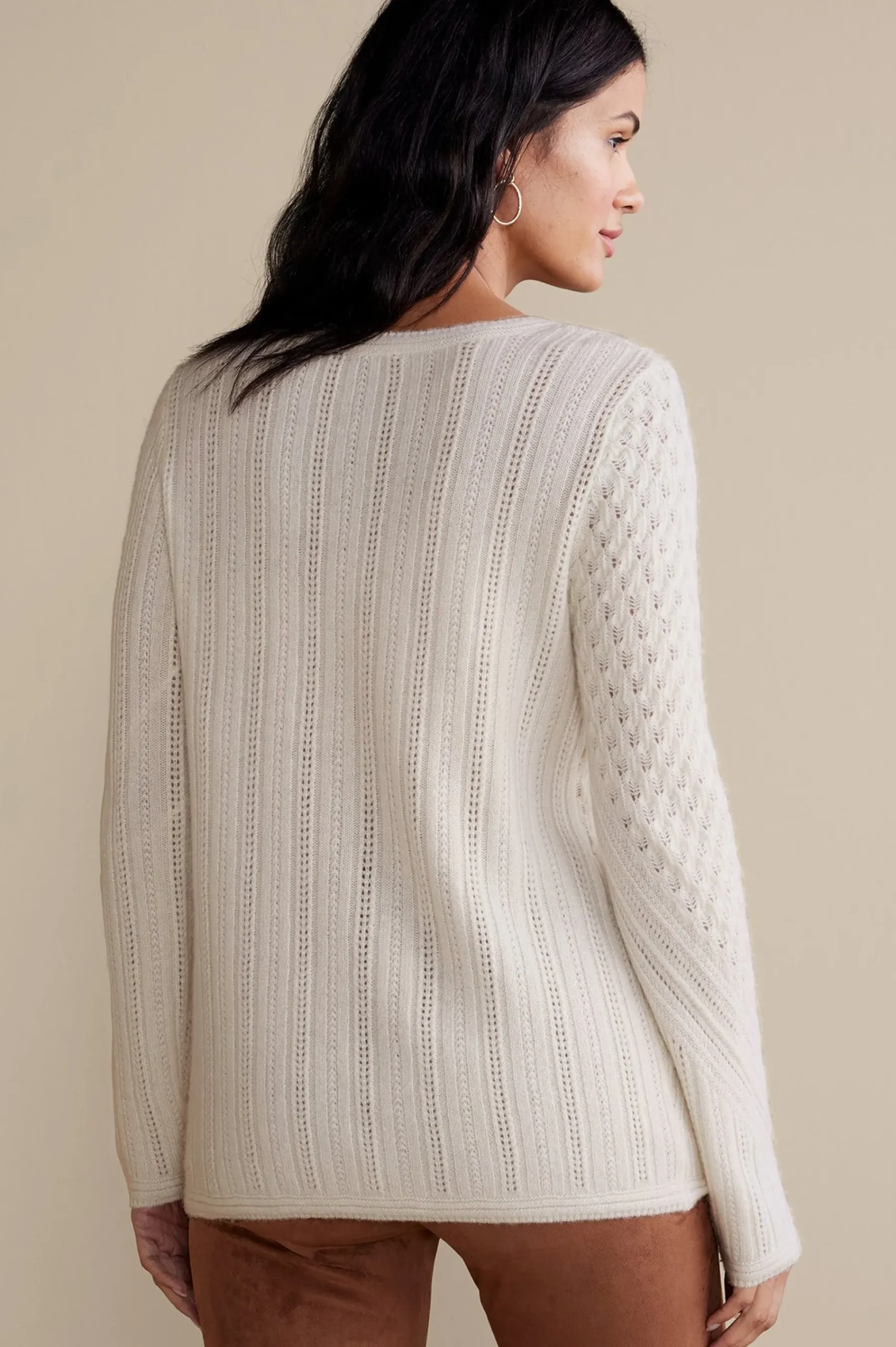 charlette_cashmere_sweate_2.webp Sweaters & Cardigans | long sleeve-Soft Surroundings Charlette Cashmere Sweater Cerulean