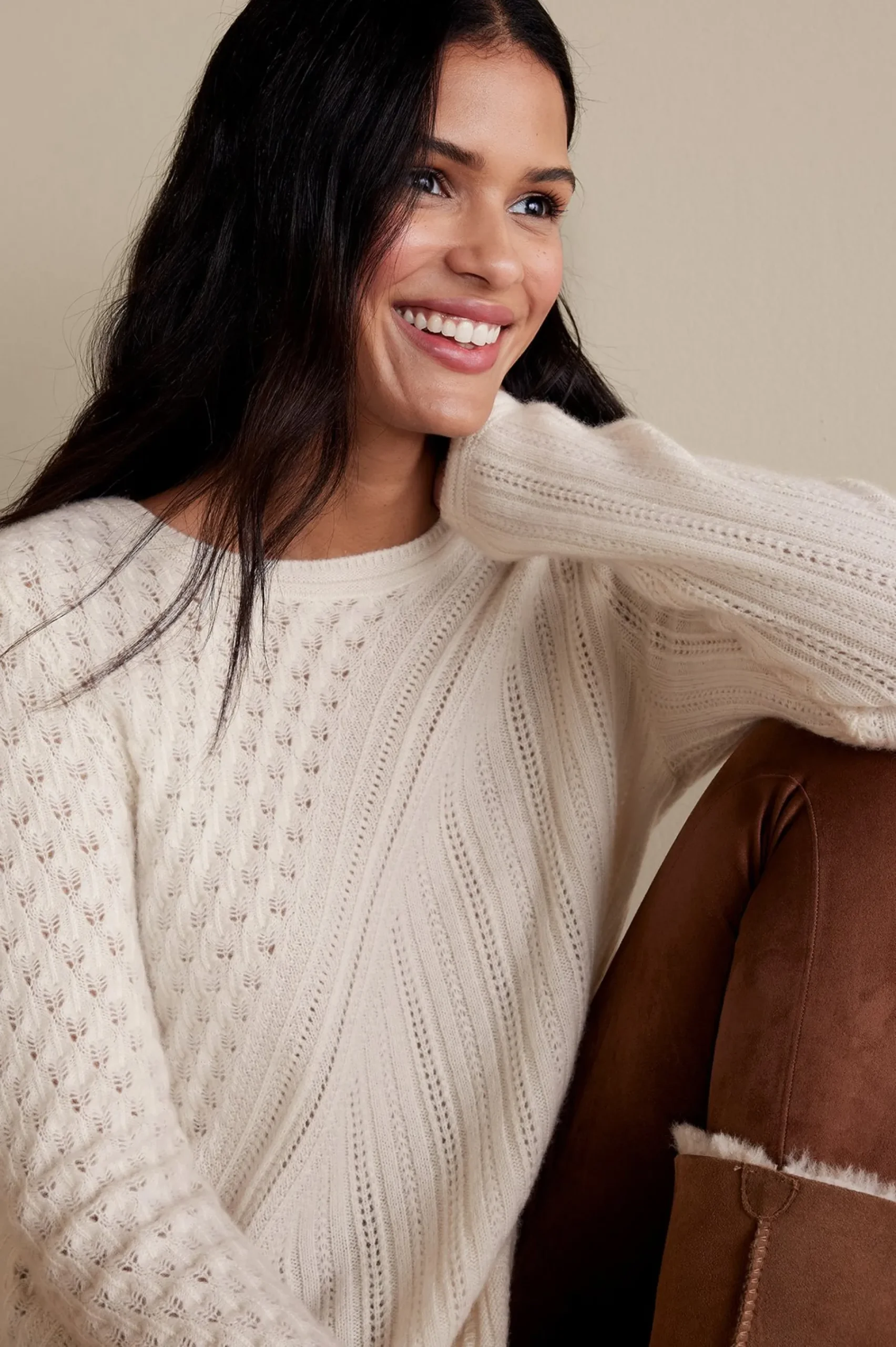 charlette_cashmere_sweate_4.webp Sweaters & Cardigans | long sleeve-Soft Surroundings Charlette Cashmere Sweater Cerulean