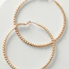Earrings | earrings-Soft Surroundings Circa Hoop Earring Silver