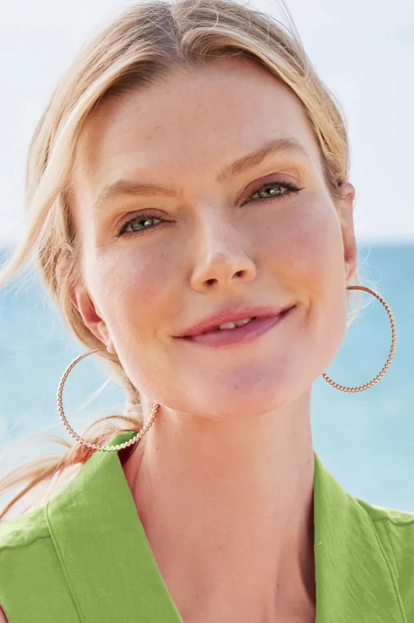 Earrings | earrings-Soft Surroundings Circa Hoop Earring Silver