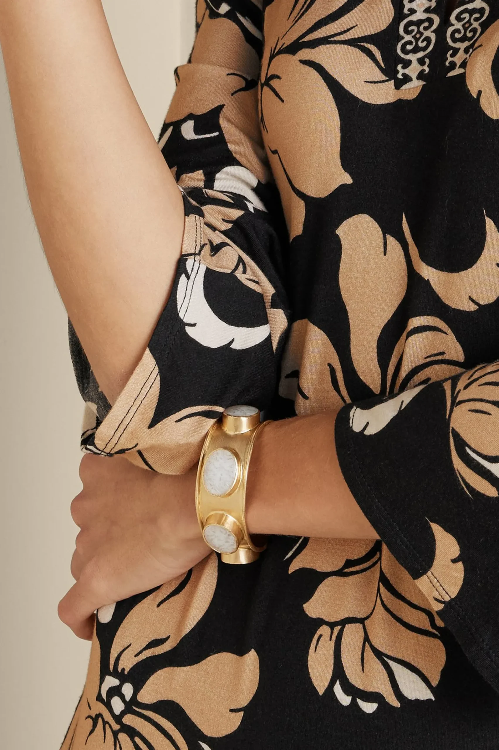 cleo_stone_cuff_1.webp Bracelets | bracelets-Soft Surroundings Cleo Stone Cuff Gold