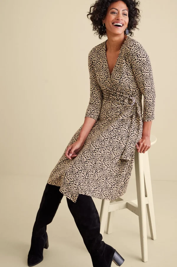 between season | solids-Soft Surroundings Damaria Dress Red Ochre