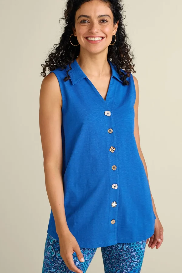 sleeveless | shirts-Soft Surroundings Danielle Sleeveless Tunic Black