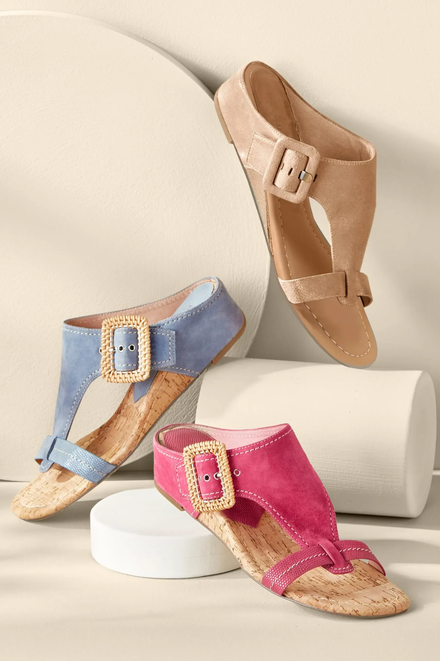 donald_pliner_ofelia_wedg_0.webp sandals | wedges-Soft Surroundings Donald Pliner Ofelia Wedge Slide Magenta