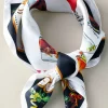 Scarves & Wraps-Soft Surroundings Drinks on Me Silk Scarf Black