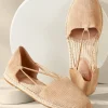 espadrilles-Soft Surroundings Eileen Fisher Lee Stretch Espadrille Bone