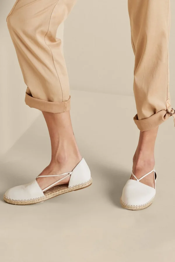 espadrilles-Soft Surroundings Eileen Fisher Lee Stretch Espadrille Bone
