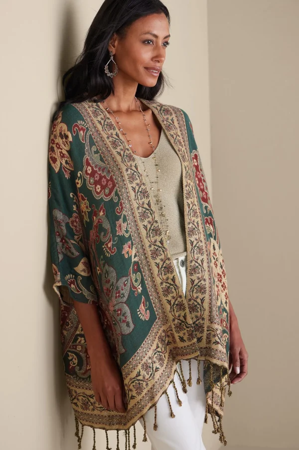 Global Artistry-Soft Surroundings Eve Topper Paisley Multi