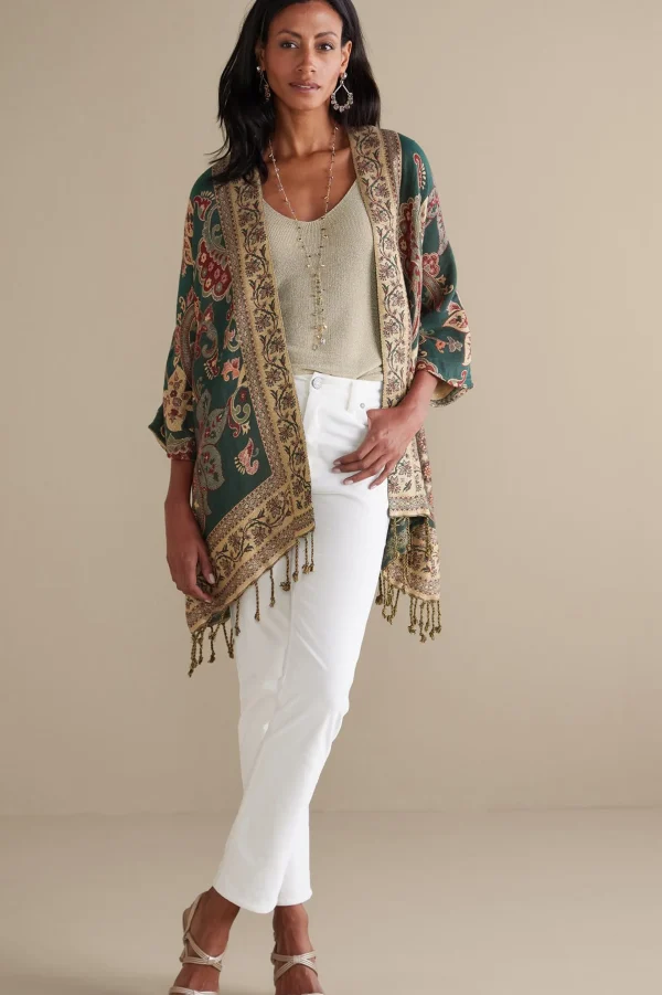 Global Artistry-Soft Surroundings Eve Topper Paisley Multi