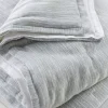 comforters-Soft Surroundings Evie Textured Comforter Silver Sea