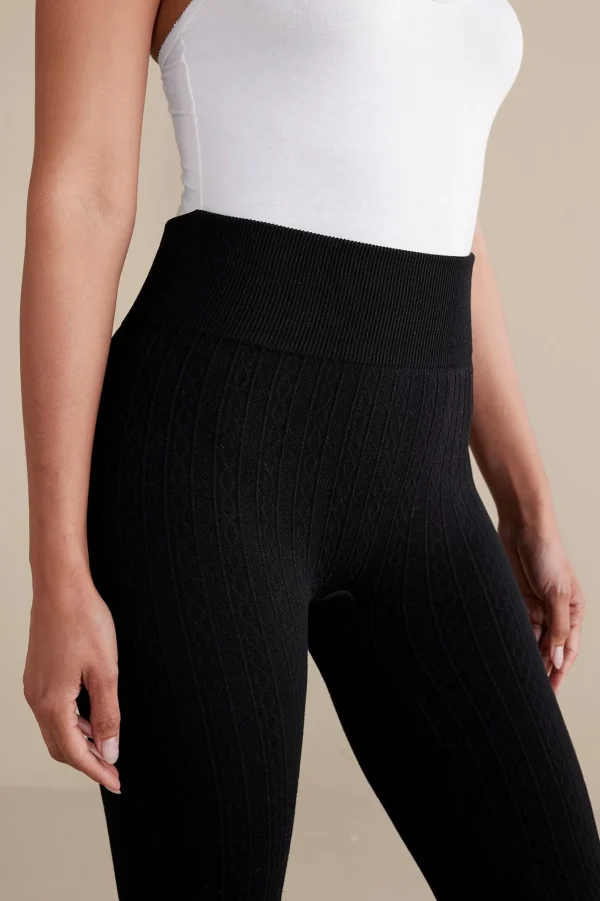 Leggings | full length-Soft Surroundings Fleece Lined Leggings Light Charcoal