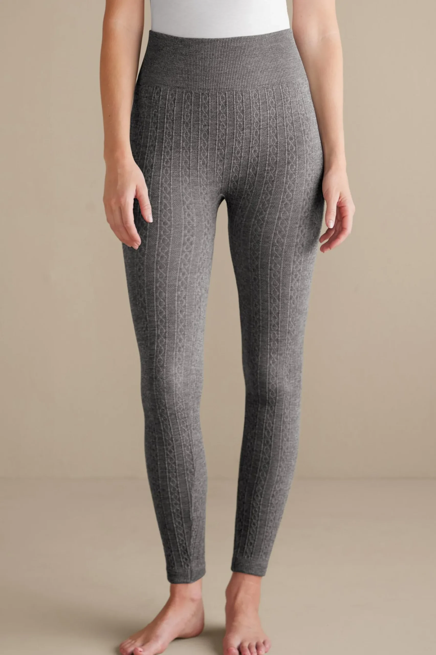 fleece_lined_leggings_5.webp Leggings | full length-Soft Surroundings Fleece Lined Leggings Light Charcoal