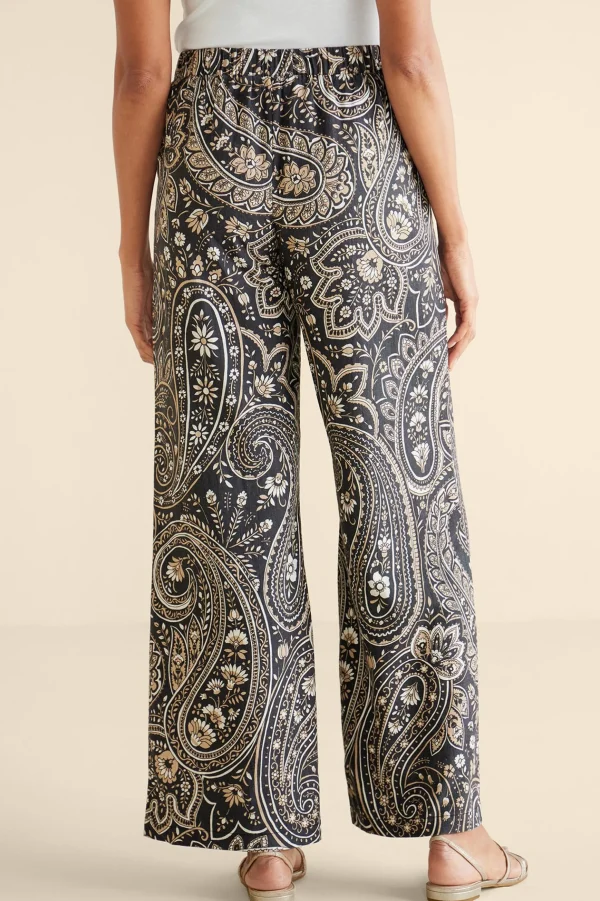 Vacation Shop | full length-Soft Surroundings Fleur Pants Global Paisley