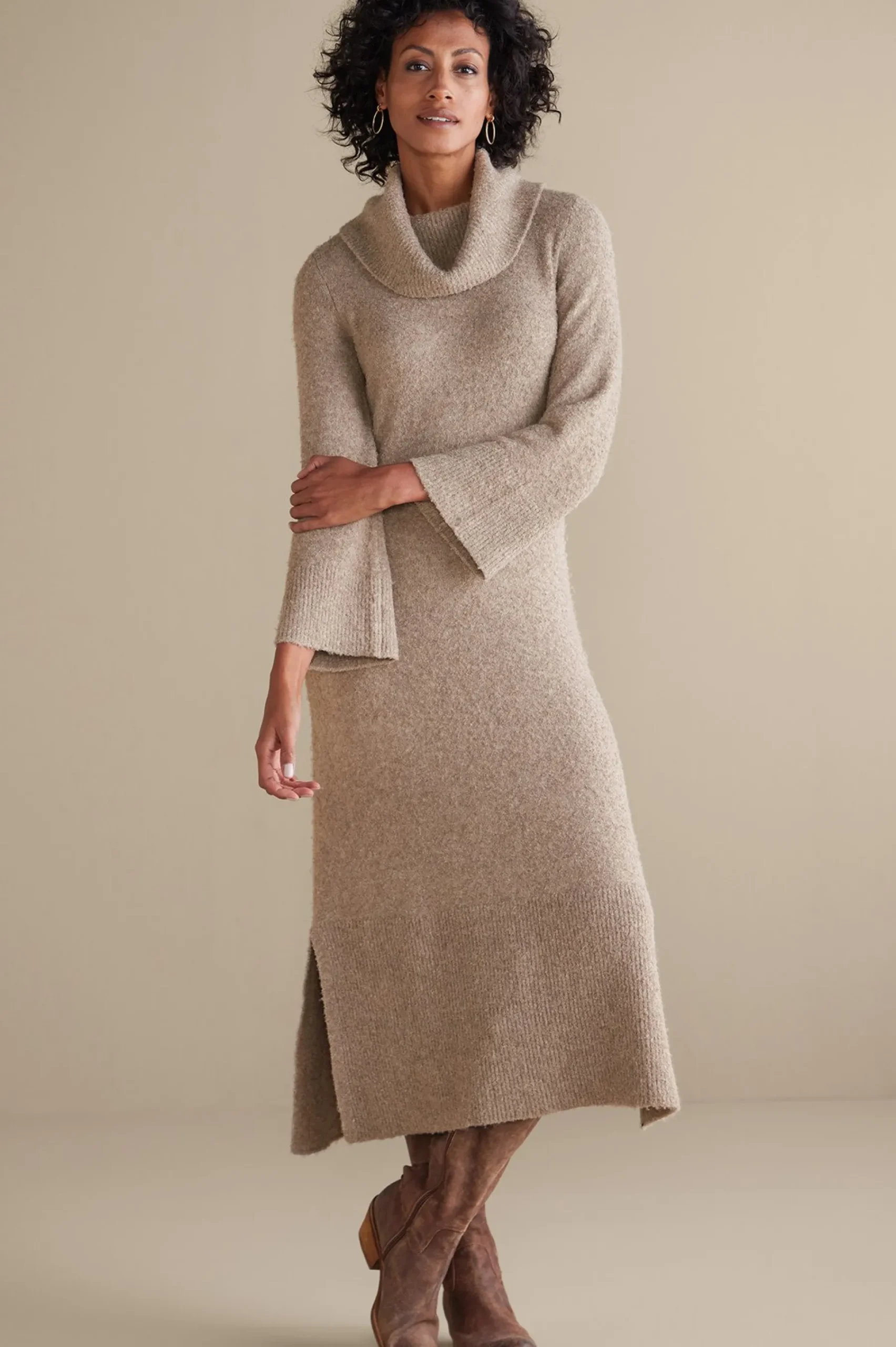 frances_dress_0.webp Feminine Flourish | Everyday Styles-Soft Surroundings Frances Dress Light Brown