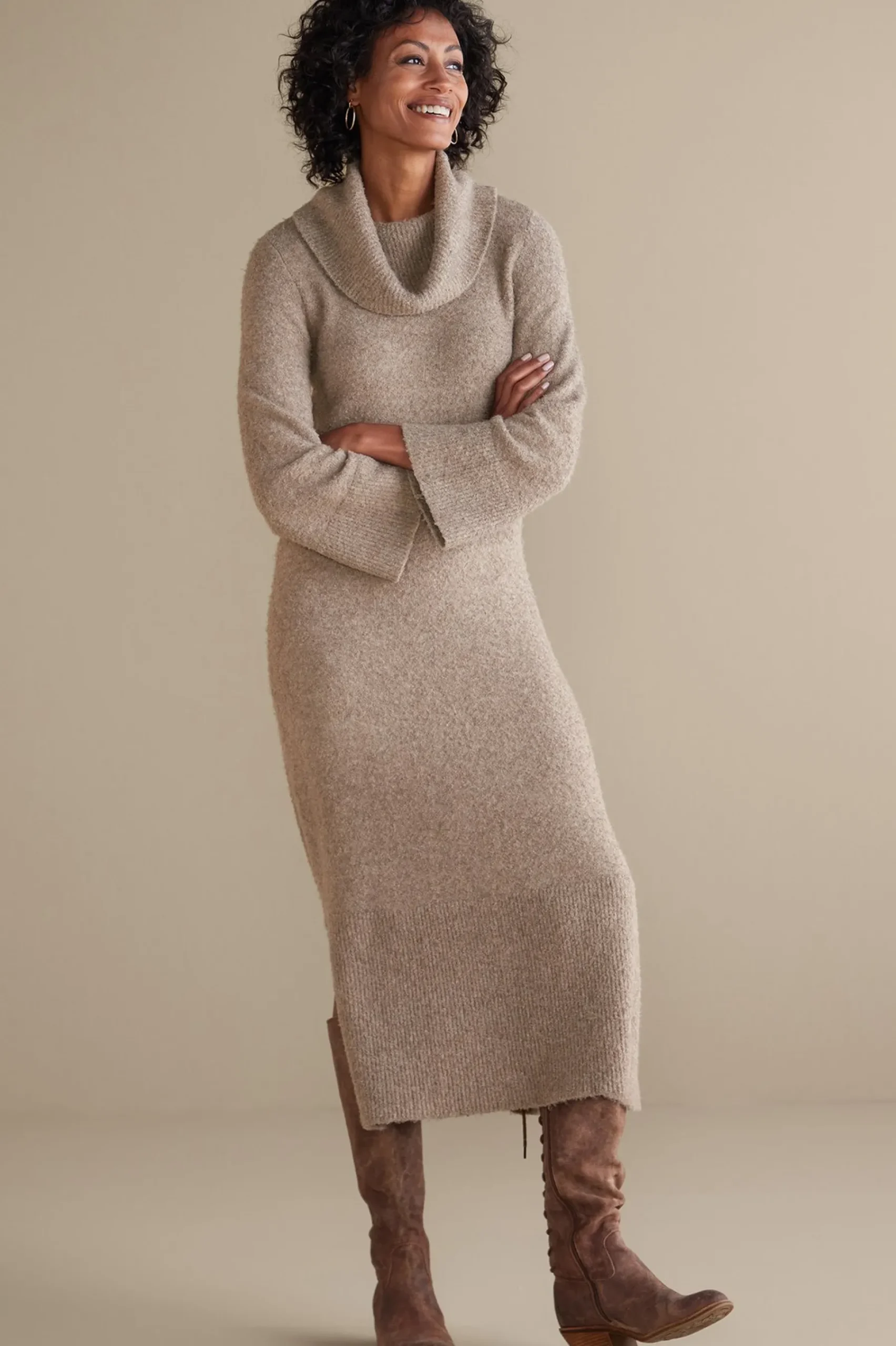 frances_dress_1.webp Feminine Flourish | Everyday Styles-Soft Surroundings Frances Dress Light Brown