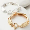 Bracelets | bracelets-Soft Surroundings Francesca Small Toggle Bracelet Silver