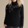 Everyday Styles | Sweaters & Cardigans-Soft Surroundings Genevieve Turtleneck Sweater Black