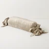 pillows-Soft Surroundings Gigi Bolster Pillow Silver