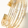 Bracelets | bracelets-Soft Surroundings Gretta Gem Cuff Gold