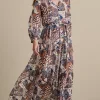 Feminine Flourish | between season-Soft Surroundings Hailey Dress Multi Patchwork