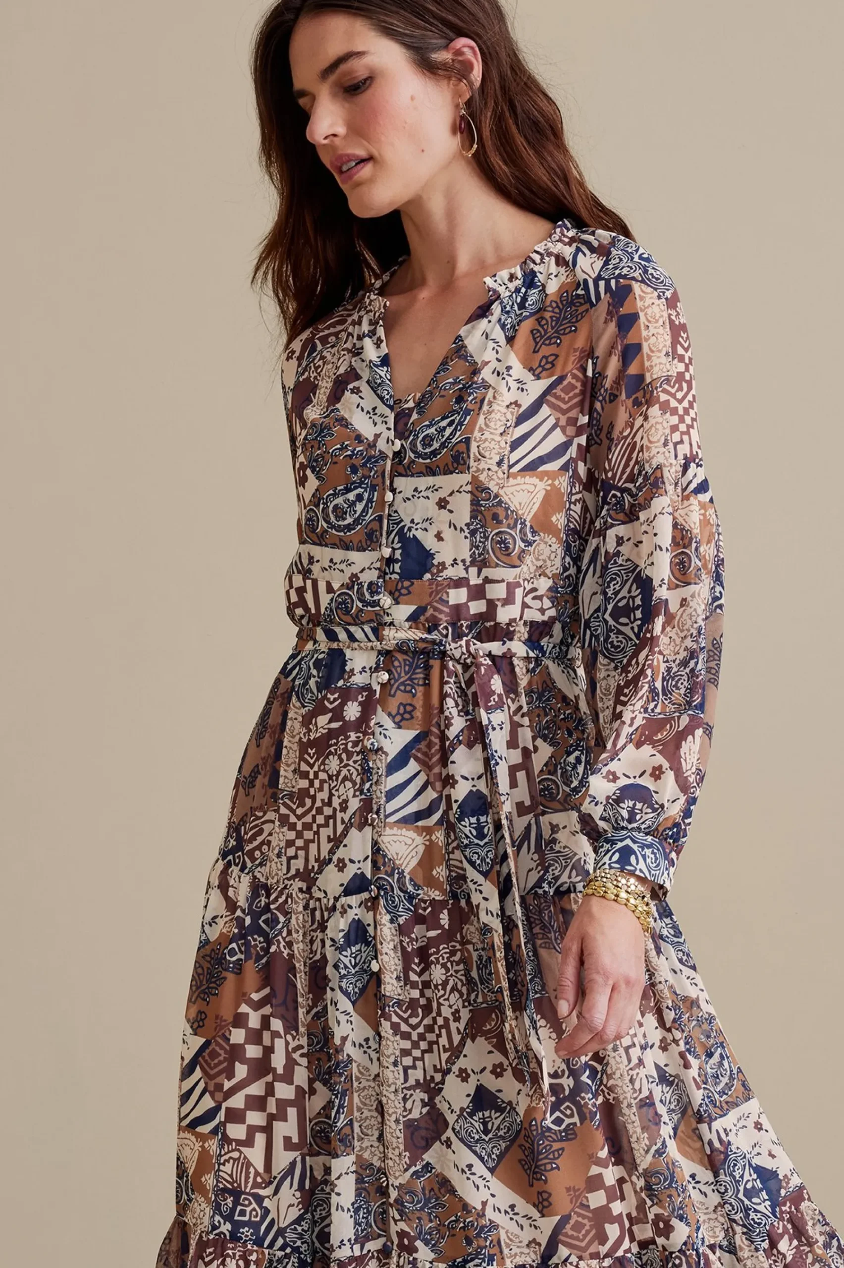 hailey_dress_1.webp Feminine Flourish | between season-Soft Surroundings Hailey Dress Multi Patchwork