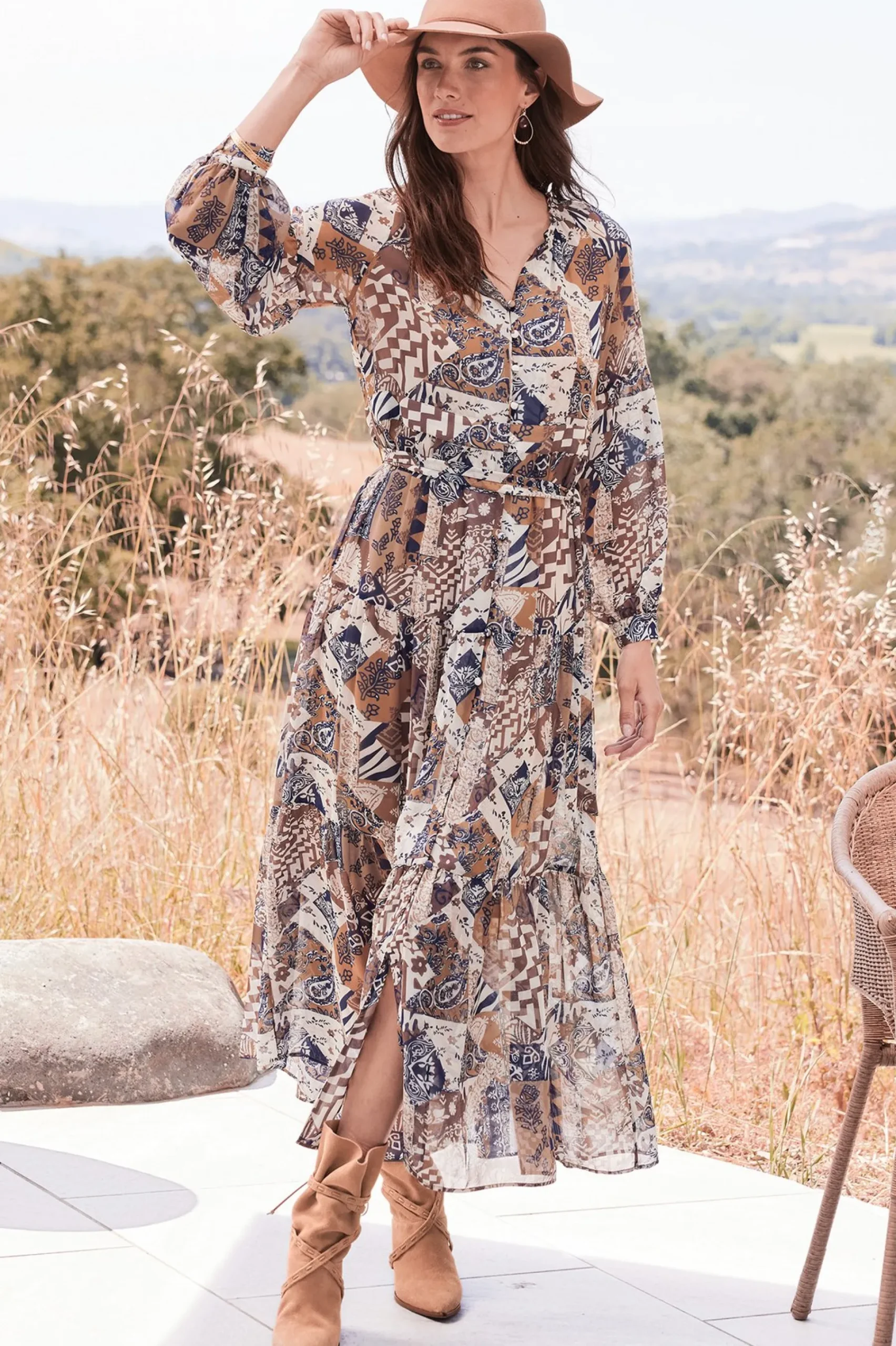 hailey_dress_3.webp Feminine Flourish | between season-Soft Surroundings Hailey Dress Multi Patchwork