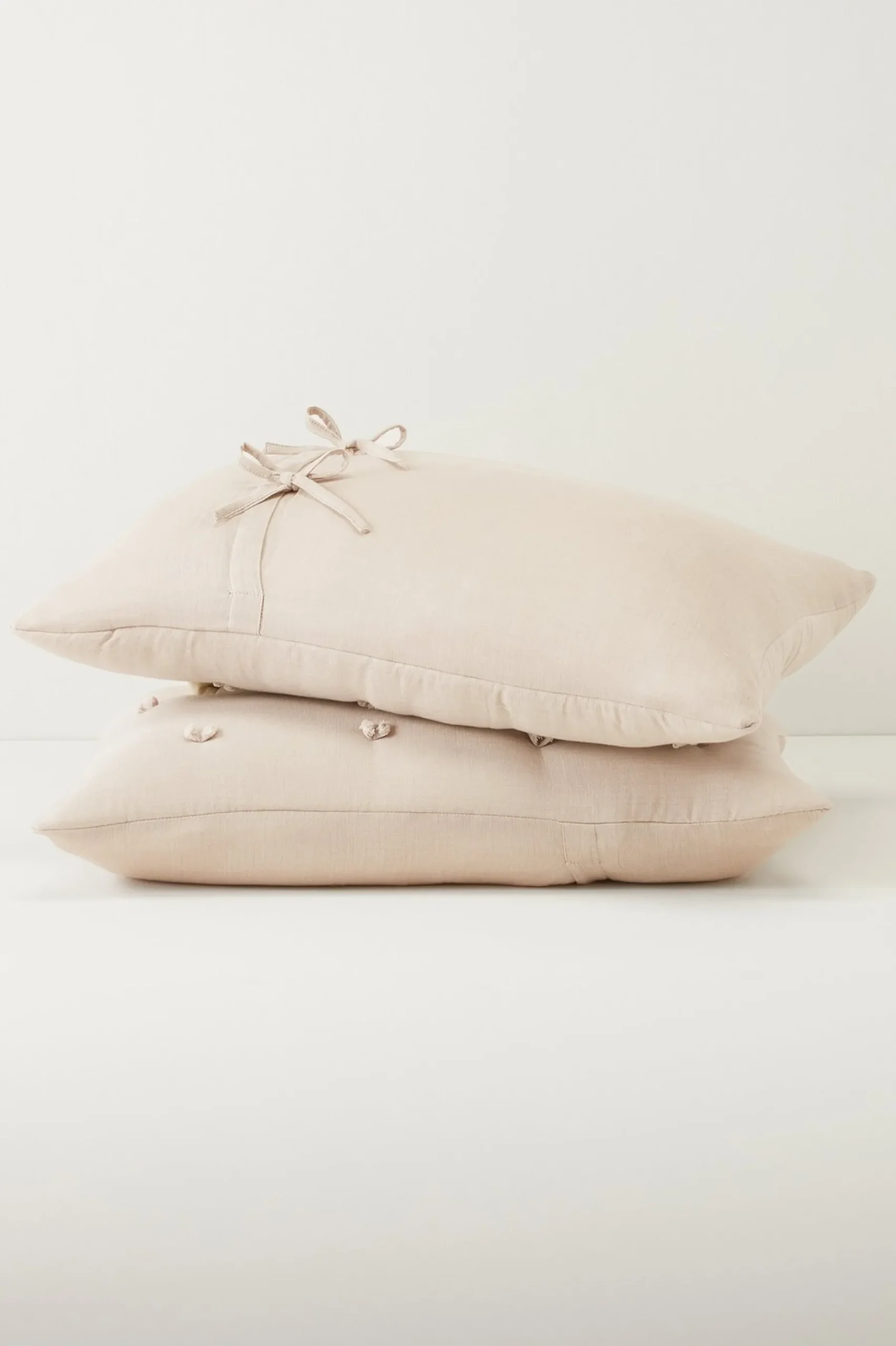 harlow_tufted_sham_1.webp pillowcases & shams-Soft Surroundings Harlow Tufted Sham Beige