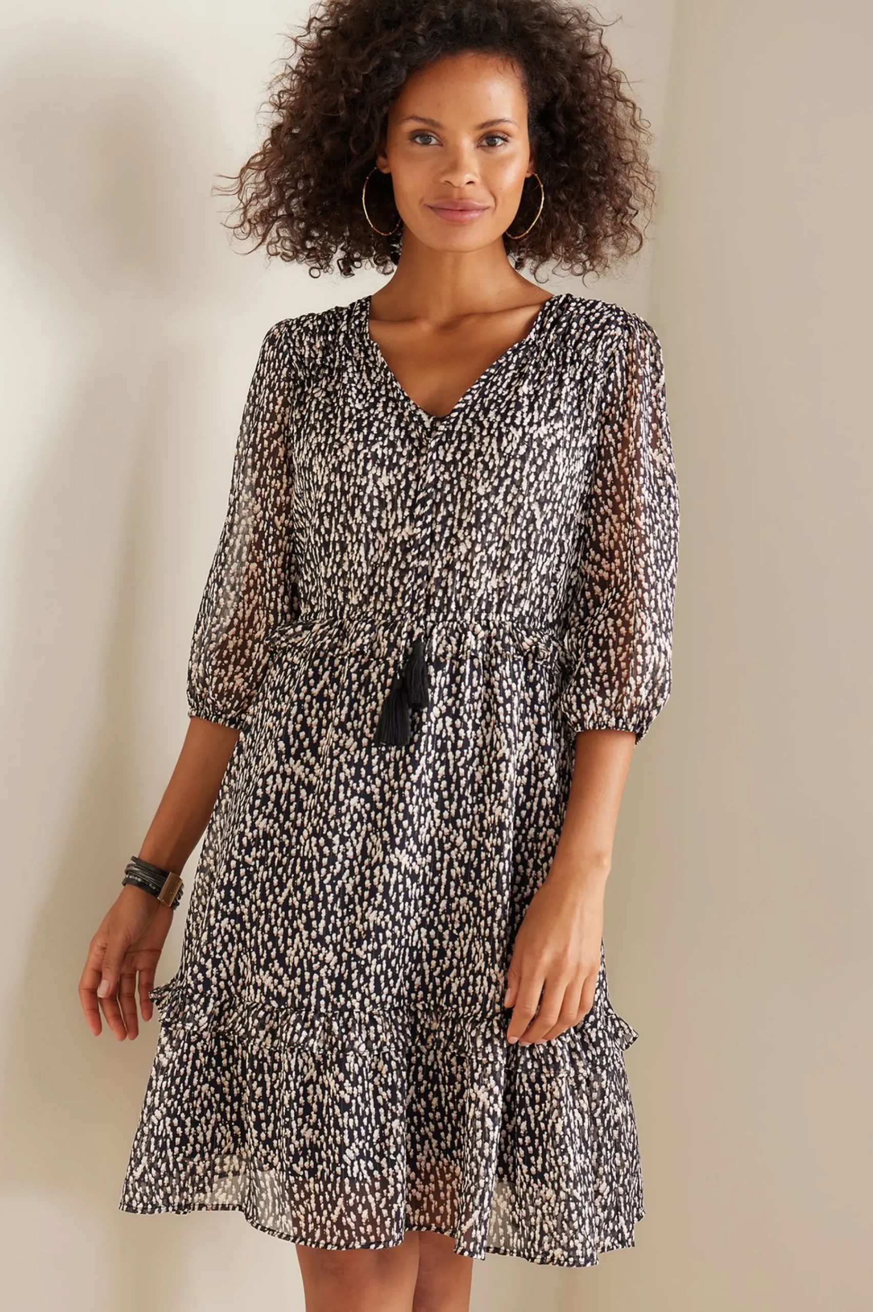 hazel_dress_1.webp forever favorites | vacation dresses-Soft Surroundings Hazel Dress Black