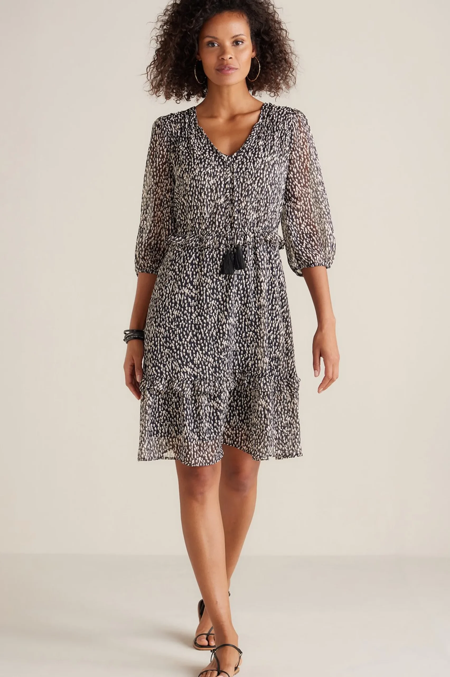 hazel_dress_5.webp forever favorites | vacation dresses-Soft Surroundings Hazel Dress Black